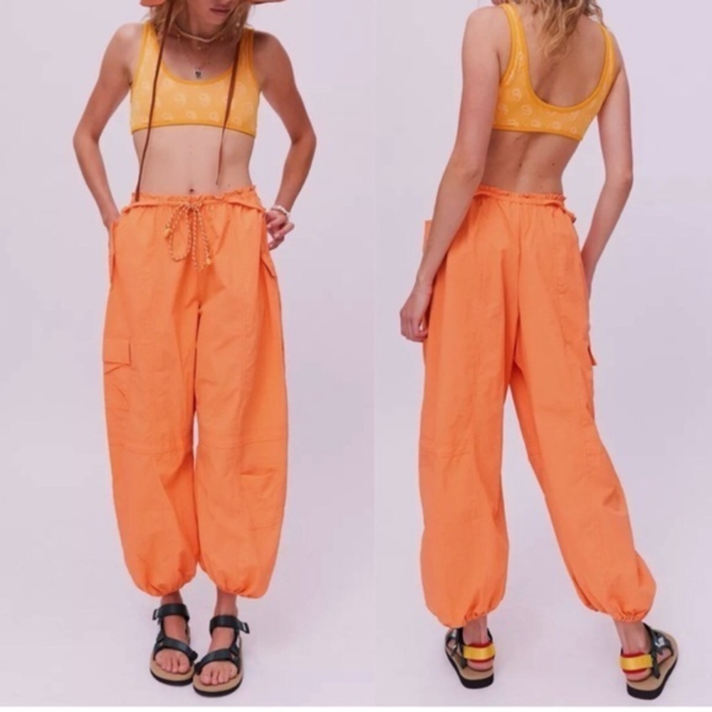 Urban Outfitters Orange Track Pants